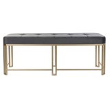 Stol DKD Home Decor   Gr Metal Fljl (120 x 40 x 47 cm) #9