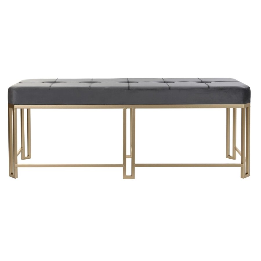 Stol DKD Home Decor   Gr Metal Fljl (120 x 40 x 47 cm) #9