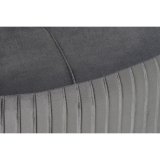 Fodsttte DKD Home Decor 80 x 80 x 38 cm Scandi Gr Tr Fljl Mrkegr Velvet #2