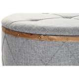 Stol DKD Home Decor   Natur Tr Polyester Lysegr (80 x 80 x 43 cm) #13