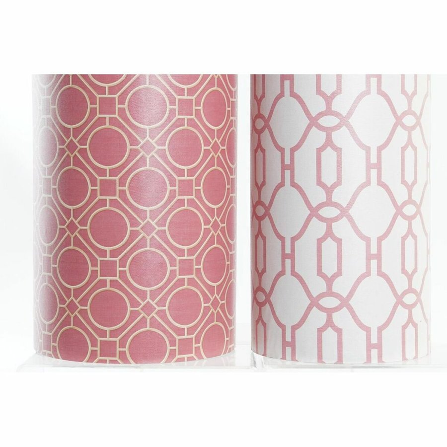 Paraplystativ DKD Home Decor Lrred Tr Orange Hvid (23 x 23 x 54,5 cm) #1