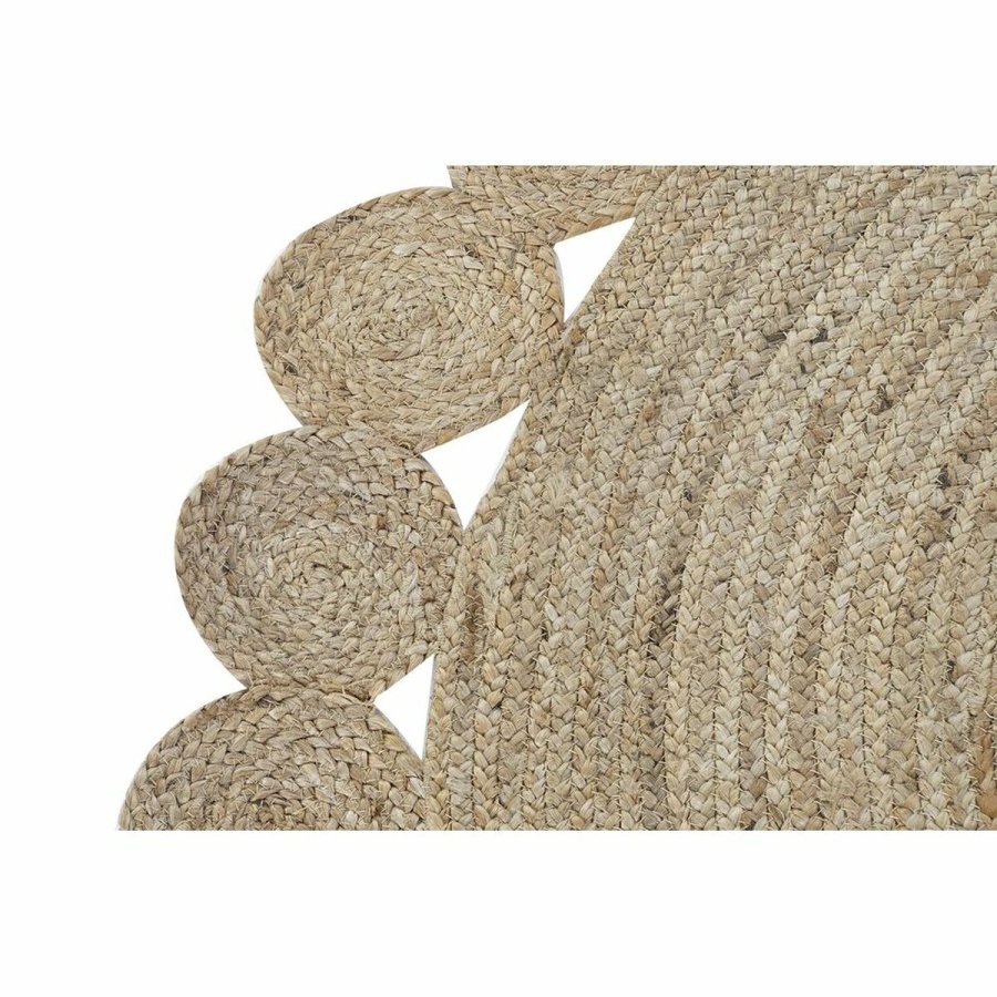 Tppe DKD Home Decor Brun Natur 150 x 150 x 1 cm #3