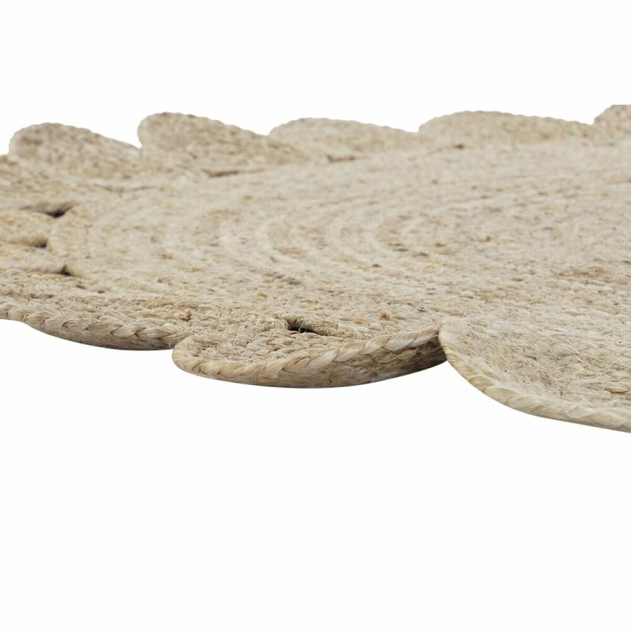 Tppe DKD Home Decor Brun Natur 150 x 150 x 1 cm #2