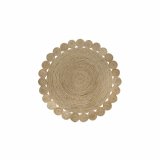 Tppe DKD Home Decor Brun Natur 150 x 150 x 1 cm #1