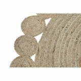Tppe DKD Home Decor 200 x 200 x 1 cm Natur Brun Polyester Jute #9
