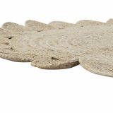 Tppe DKD Home Decor 200 x 200 x 1 cm Natur Brun Polyester Jute #5