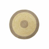 Tppe DKD Home Decor Brun Hvid Gul (148 x 148 x 1 cm) #1