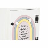 Natbord DKD Home Decor Brns Gr Pink Hvid Gul (40 x 29 x 73,5 cm) #25