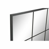 Vgspejl DKD Home Decor Sort Krystal Jern Spejl Vindue 90 x 1 x 120 cm 90 x 1,8 x 120 cm #2