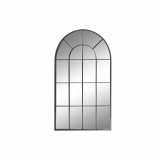Vgspejl DKD Home Decor Sort Krystal Jern Spejl Vindue 70 x 2,5 x 120 cm 70 x 1,8 x 120 cm #1