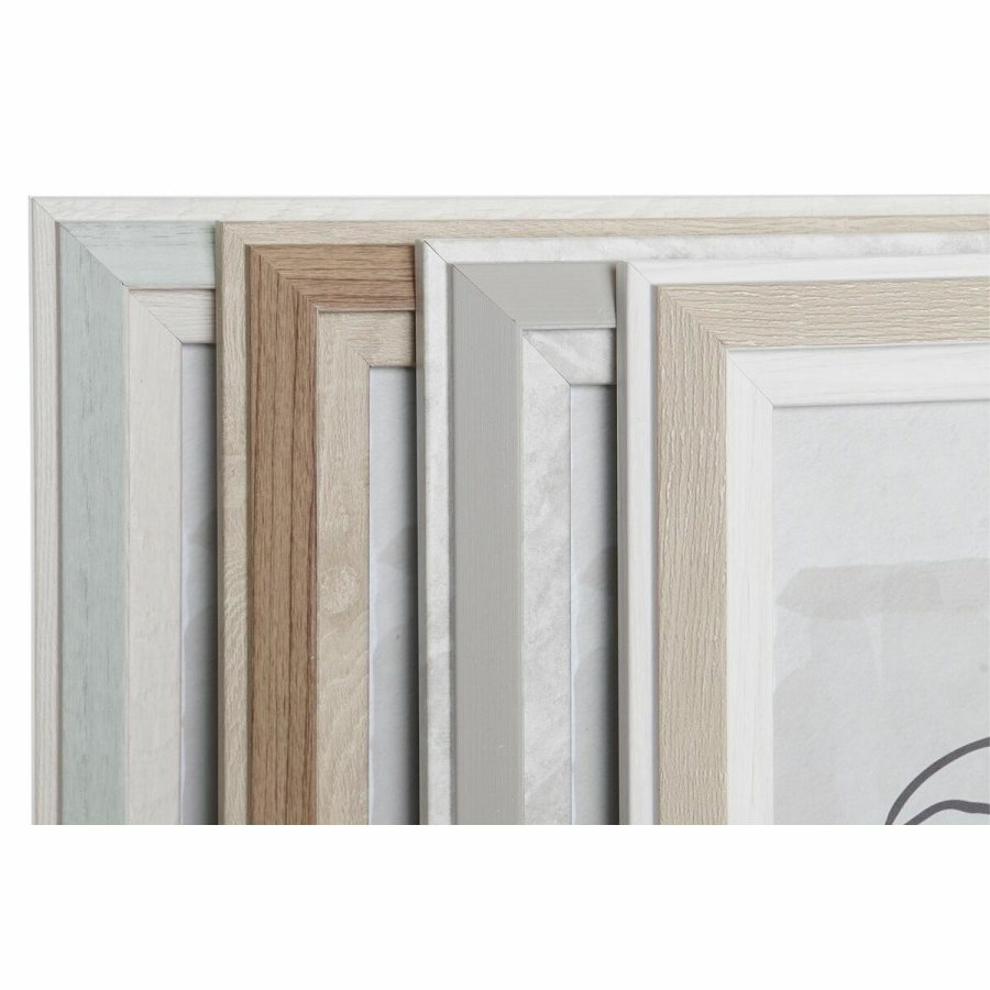 Fotoramme DKD Home Decor Krystal Beige Grn PS Skandinavisk (25 x 2 x 30 cm) (4 enheder) #9