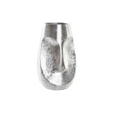 Vase DKD Home Decor Ansigt Slvfarvet Aluminium Moderne (19 x 19 x 31 cm) #1