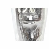 Vase DKD Home Decor Slvfarvet Aluminium Moderne Ansigt 15 x 13 x 31 cm #2