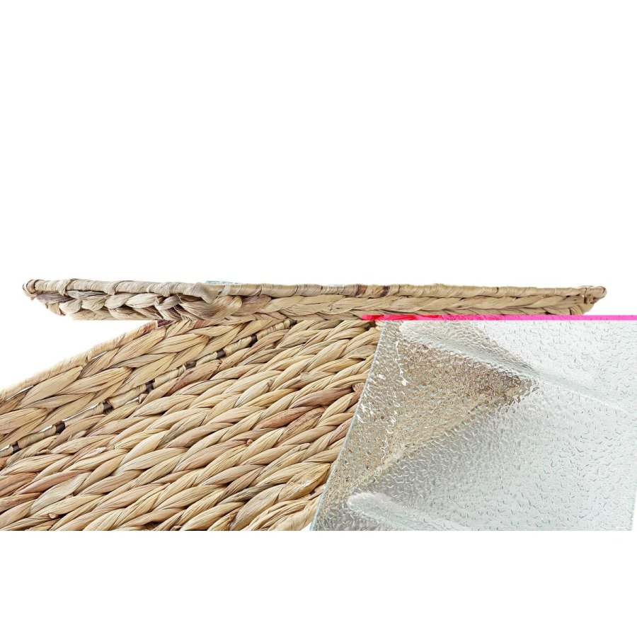 Snack bakke DKD Home Decor Gennemsigtig Natur Krystal 42 x 20 x 3,5 cm #7
