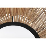 Vgspejl DKD Home Decor Sort Natur Bali 63 x 1,5 x 92 cm #5