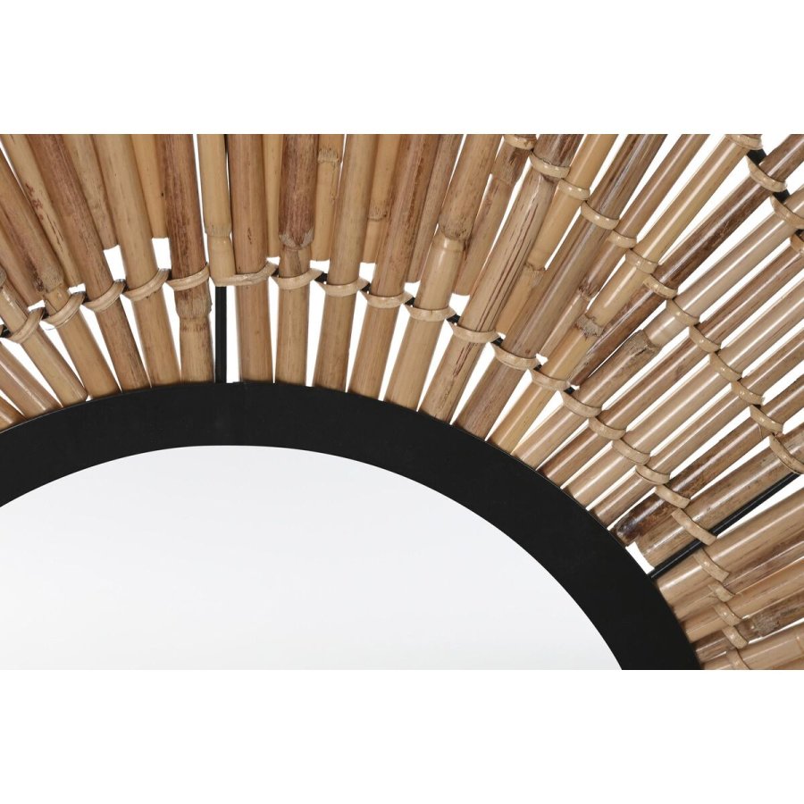 Vgspejl DKD Home Decor Sort Natur Bali 63 x 1,5 x 92 cm #5