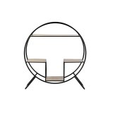 Hylder DKD Home Decor Sort Lysegr Metal Gran 90 x 30 x 100 cm (1) #3