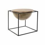 Sofabord DKD Home Decor Brun Sort Tr Metal 64 x 64 x 62,5 cm #1
