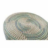 Fodsttte DKD Home Decor Natur Turkisbl Hvid Spanskrr Tropisk Havgrs (41 x 41 x 42 cm) #3