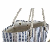Strandtaske DKD Home Decor Rd Bl Polyester (50 x 16 x 36 cm) (2 enheder) #2