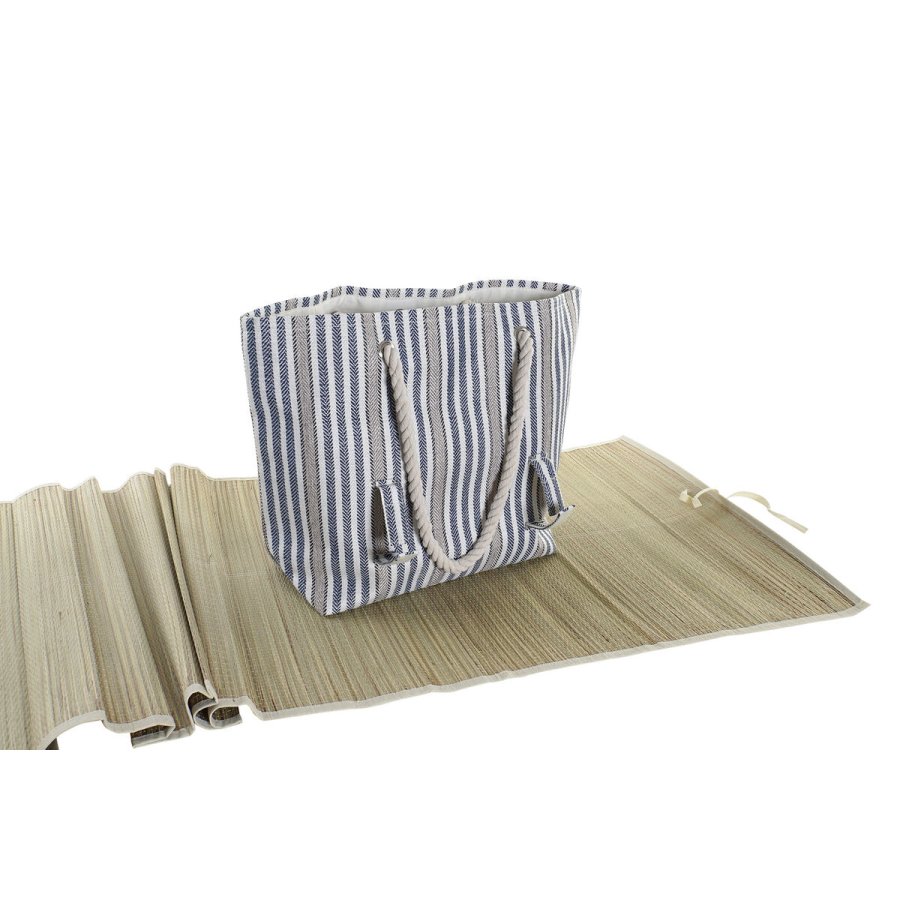 Strandtaske DKD Home Decor Rd Bl Polyester (50 x 16 x 36 cm) (2 enheder) #3