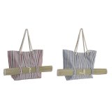 Strandtaske DKD Home Decor Rd Bl Polyester (50 x 16 x 36 cm) (2 enheder) #1