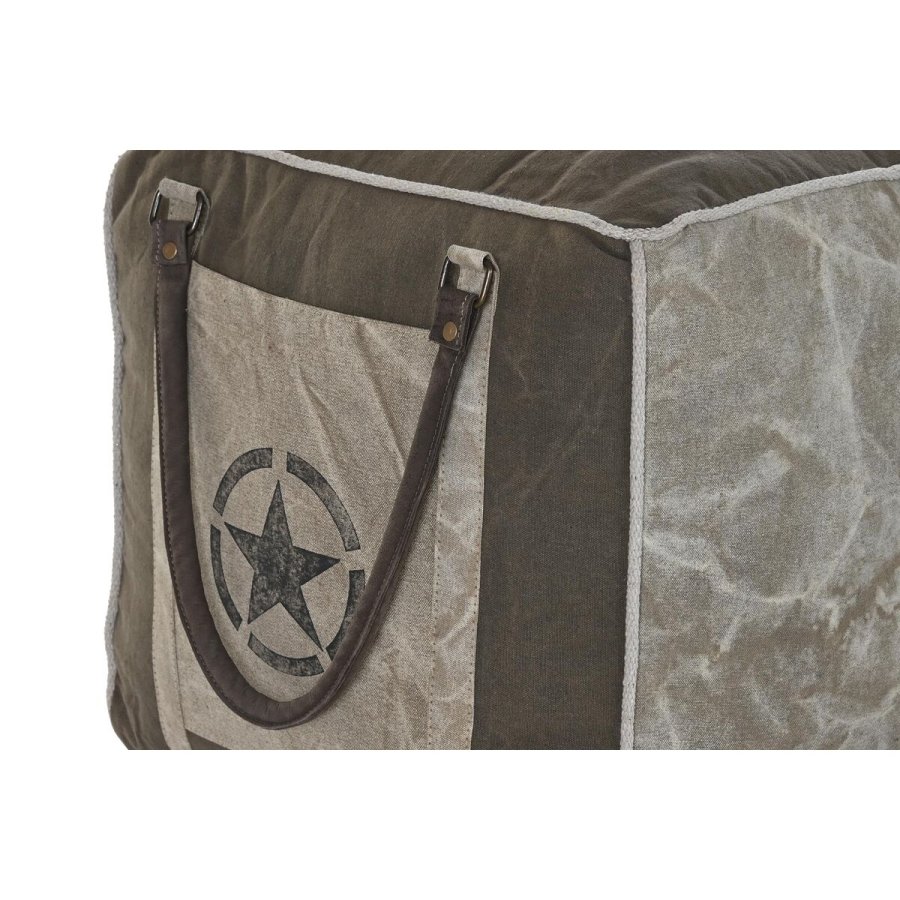 Pude DKD Home Decor Gulv 42 x 42 x 43 cm Gr Vintage #3