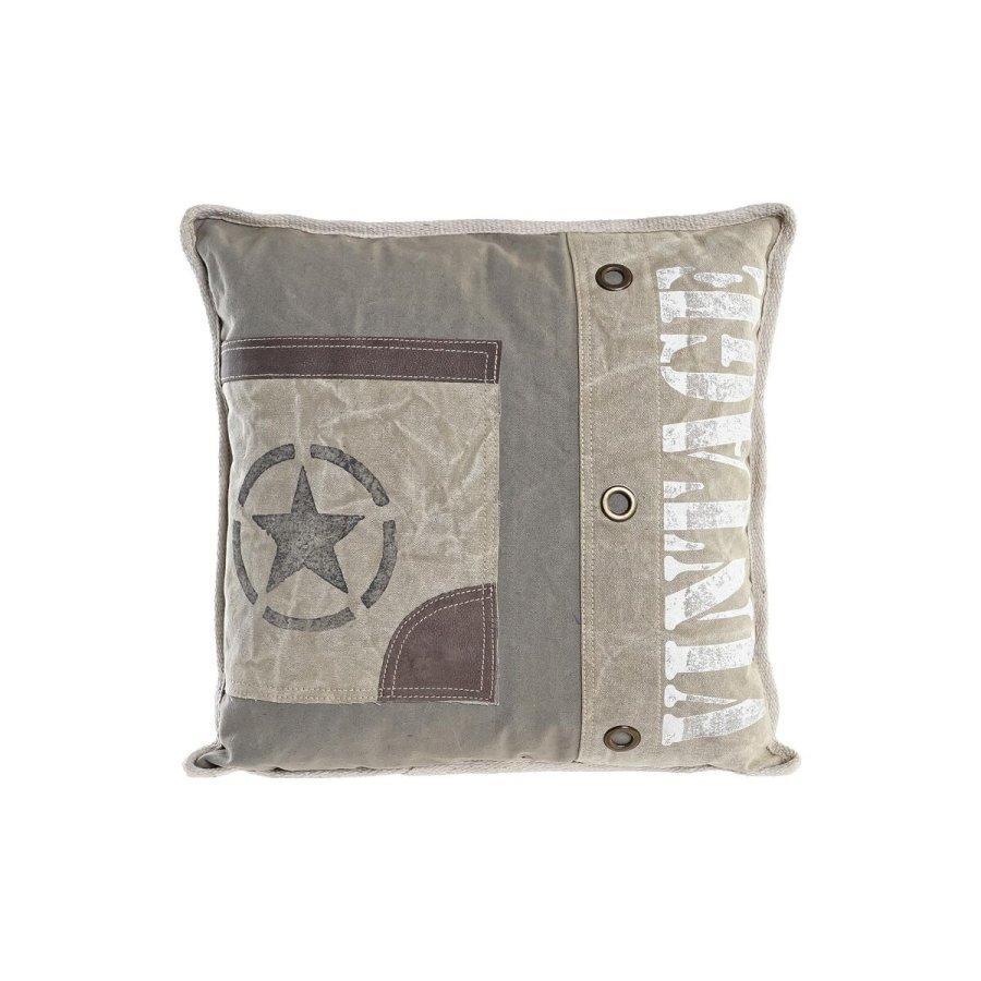 Pude DKD Home Decor Gr Hvid Vintage 45 x 15 x 45 cm #1