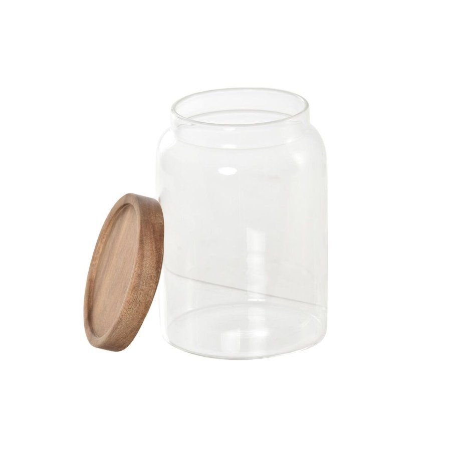 St med 3 Dser DKD Home Decor Akacie Borosilikatglas (1 L) (400 ml) (700 ml) (3 Dele) #4