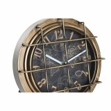 Namizna ura DKD Home Decor Verdenskort 22 x 17 x 29 cm Krystal Slvfarvet Sort Gylden Hvid Jern (2 enheder) #5