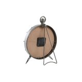 Namizna ura DKD Home Decor Verdenskort 22 x 17 x 29 cm Krystal Slvfarvet Sort Gylden Hvid Jern (2 enheder) #9
