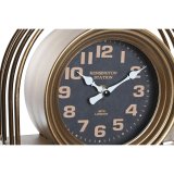 Namizna ura DKD Home Decor 25 x 8 x 31 cm Krystal Sort Gylden Jern Traditionel #5