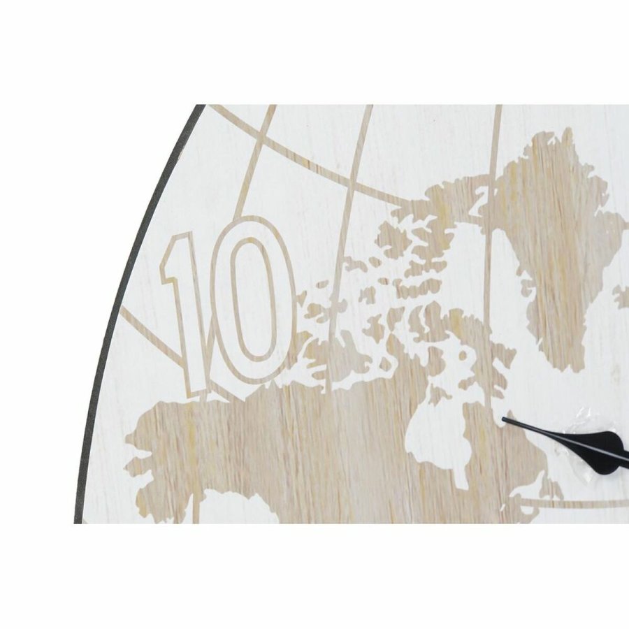 Vgur DKD Home Decor Sort Beige Metal MDF Verdenskort (58 x 8 x 58 cm) #9