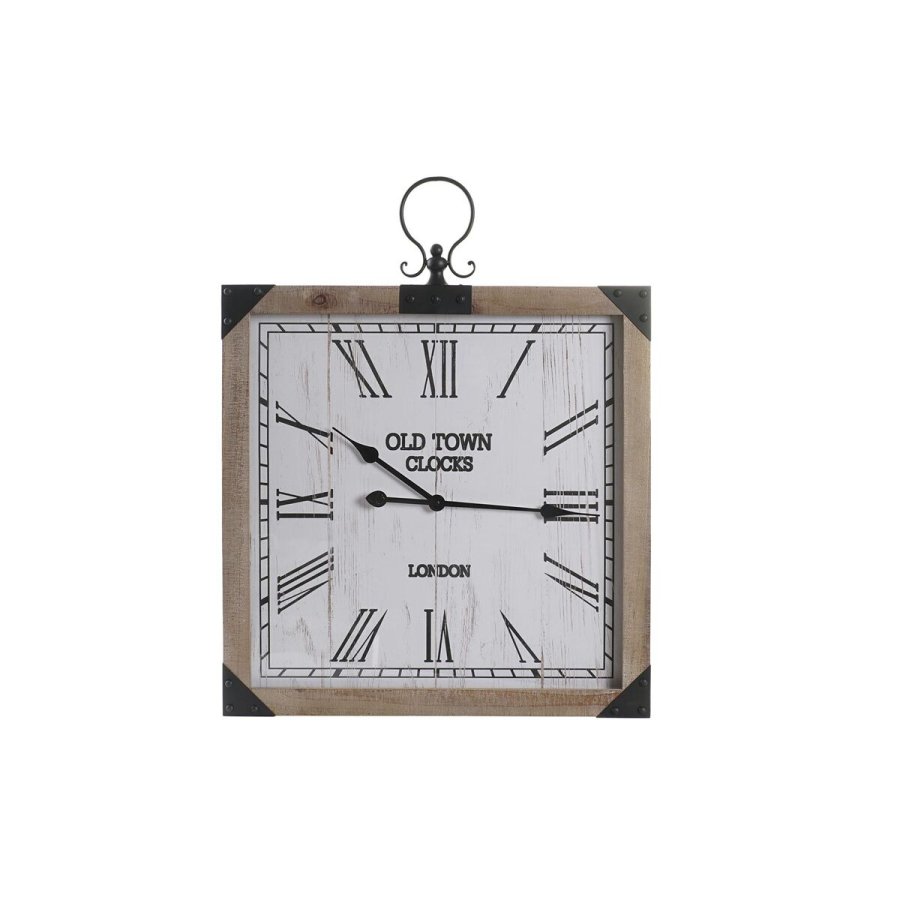 Vgur DKD Home Decor Hvid Natur Jern Tr MDF 60 x 4,5 x 75 cm (2 enheder) #1