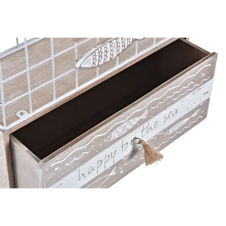Morter DKD Home Decor Tr Metal 26,5 x 10,5 x 28,5 cm Fisk #7