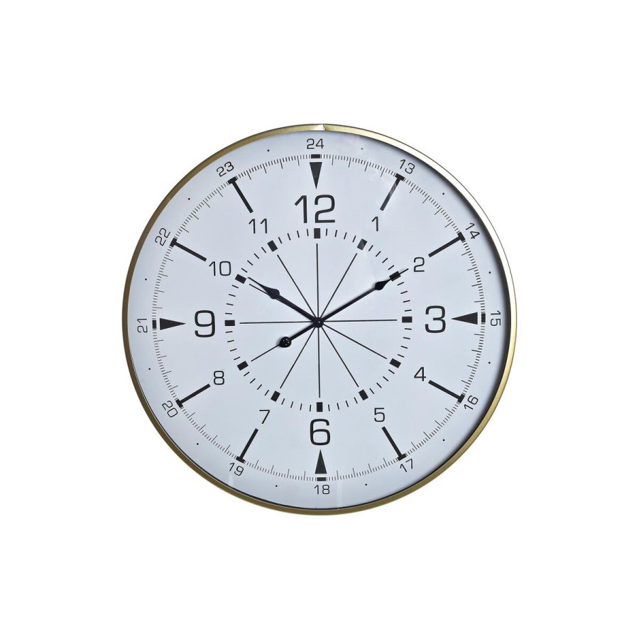 Vgur DKD Home Decor Krystal Gylden Metal Hvid Kompas (60 x 3 x 60 cm) #1