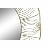 Vgspejl DKD Home Decor Gylden Moderne 60 x 4 x 60 cm #9