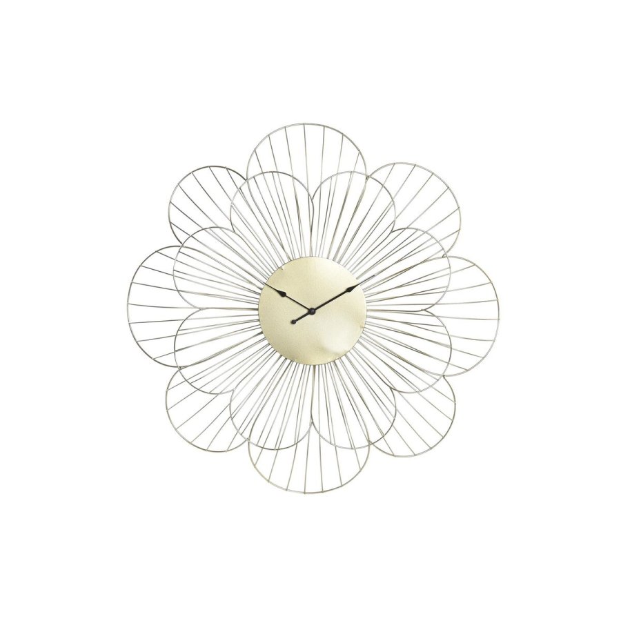 Vgur DKD Home Decor Blomst Gylden Metal (57 x 4 x 57 cm) #1