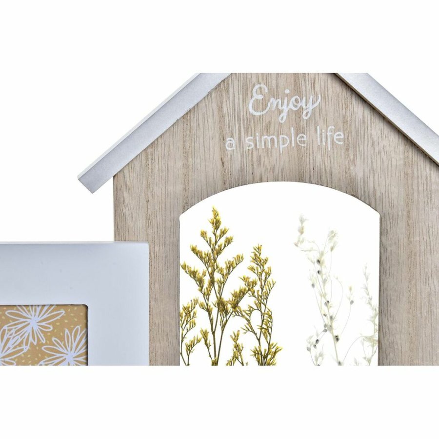 Fotoramme DKD Home Decor Tr Blomst Natur (42 x 7 x 29 cm) (2 enheder) #9