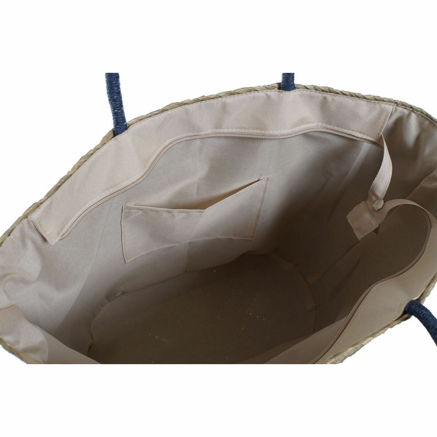 Strandtaske DKD Home Decor Orange Natur Marinebl Fiber 49 x 18 x 37 cm (2 enheder) #3