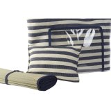 Strandtaske DKD Home Decor 55 x 17 x 35 cm Lrred Rd Bl PVC (2 enheder) #4