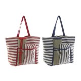 Strandtaske DKD Home Decor 55 x 17 x 35 cm Lrred Rd Bl PVC (2 enheder) #1