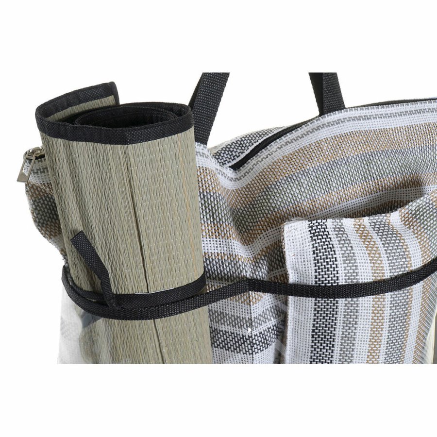 Strandtaske DKD Home Decor Bl Brun Grn Gr Mint PVC Lrred 44 x 23 x 62 cm (2 enheder) #4