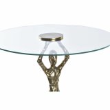 Sofabord DKD Home Decor Krystal Gylden Aluminium 46 x 46 x 57 cm #3
