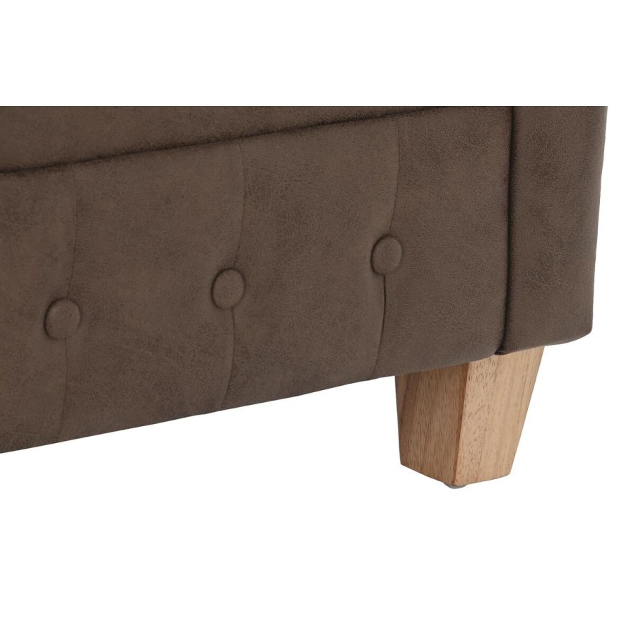 Lnestol DKD Home Decor 80 x 80 x 70 cm Tr Mrkebrun #6