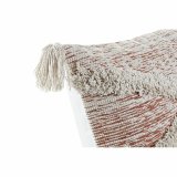 Pude DKD Home Decor 60 x 10 x 30 cm Beige Orange Frynse #4