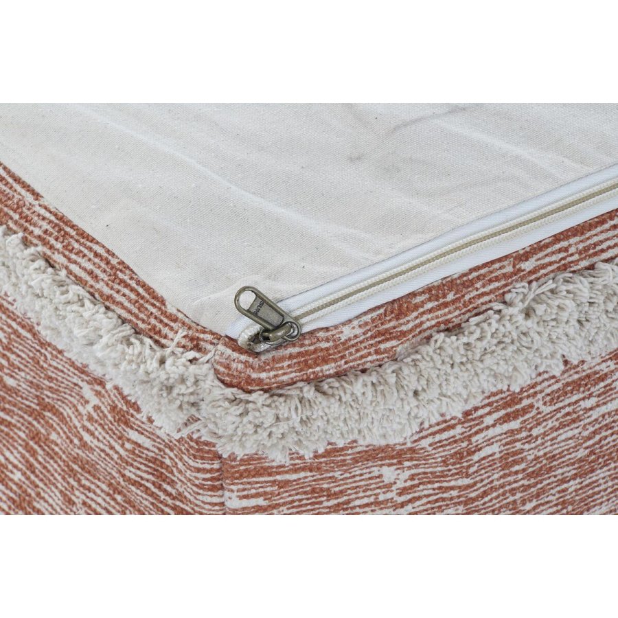 Pude DKD Home Decor Gulv Orange 40 x 40 x 40 cm Frynse Urban #3