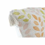 Pude DKD Home Decor Beige 45 x 10 x 45 cm Multifarvet Cvetlice Boho #4