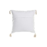 Pude DKD Home Decor Beige 45 x 10 x 45 cm Multifarvet Cvetlice Boho #3