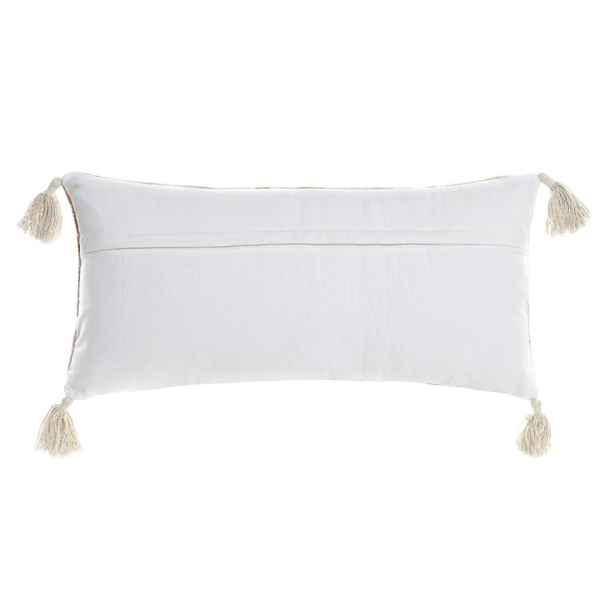 Pude DKD Home Decor 60 x 10 x 30 cm Beige Multifarvet Cvetlice #3